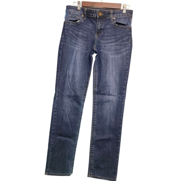 KUT Women's Stevie Mid Rise Straight Leg Jeans sz 8 - Picture 1 of 11